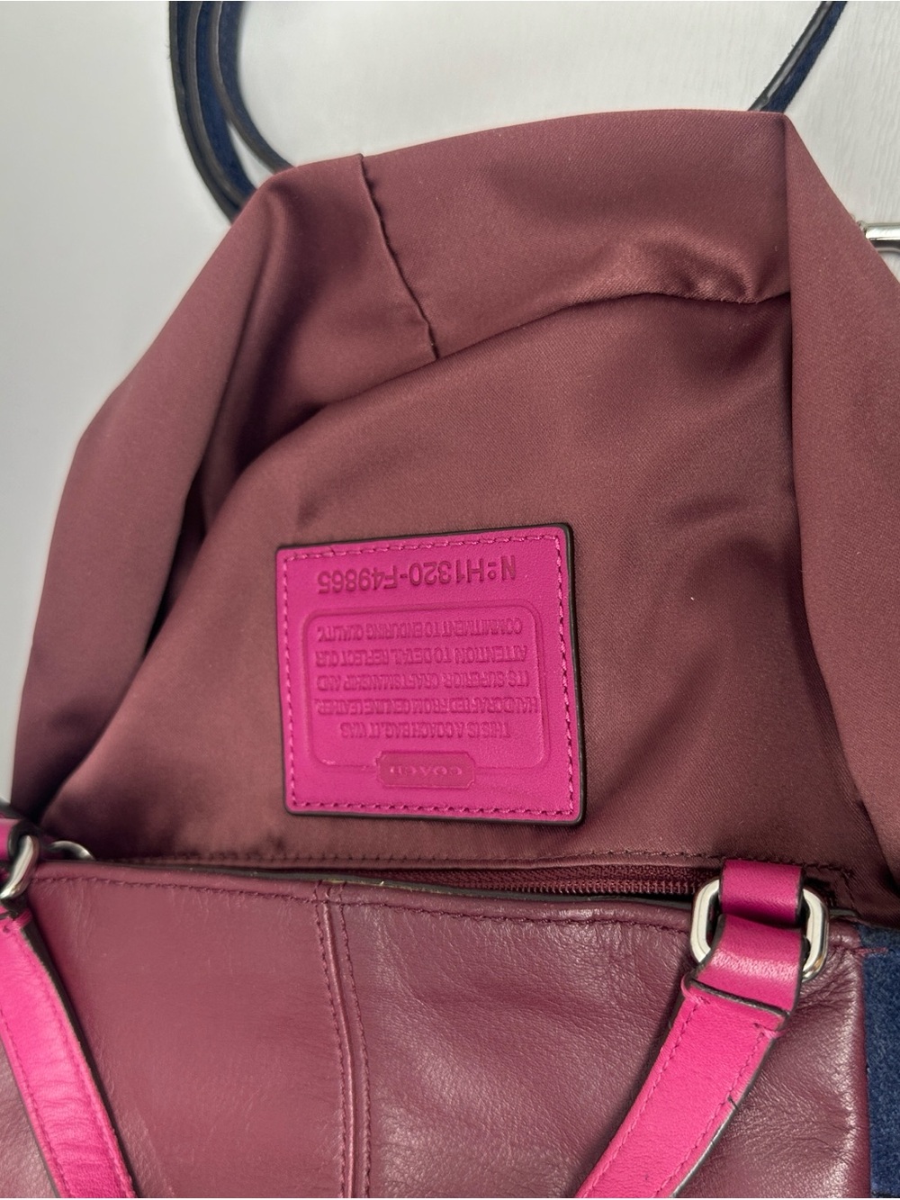 Coach Park Quilted Color-block Mini - Picture 8 of 13